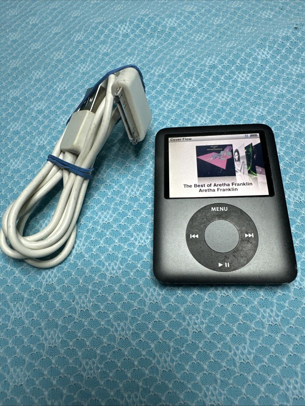 Apple iPod Nano 3G 8GB MP3 Player - MB261LL Comes With Charger 127 Songs